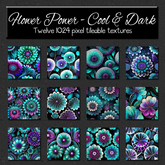 *Wallflowers* Flower Power - Cool & Dark