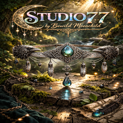 STUDIO77 Crow Headpiece