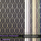 onyx.pixel - Materials - Wallpaper - Peacock - Cool Neutral