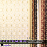 onyx.pixel - Materials - Wallpaper - Diamond Fan - Warm Neutral