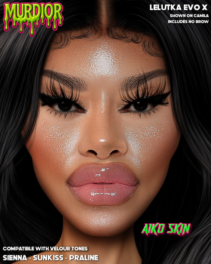 Second Life Marketplace - [M] Aiko Skin Evo x (Praline Velour Tone)