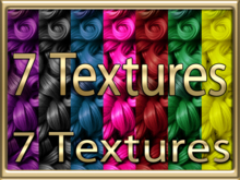 [ Curly hair Seamless 03 ] 7 Textures