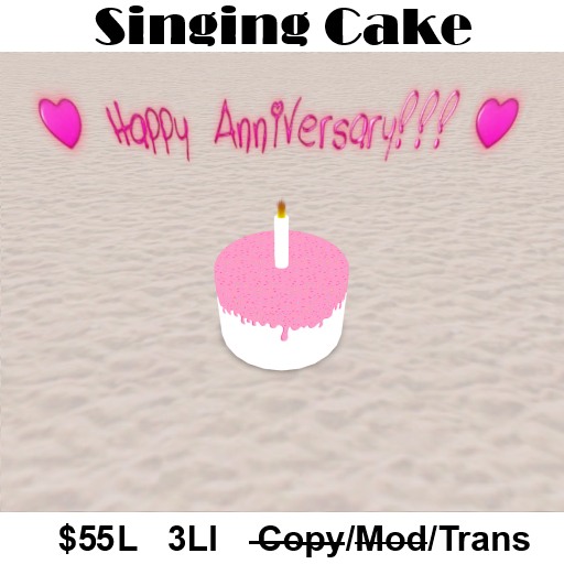 Anniversary Singing Cake