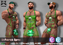 [GMan] ES - St-Patrick Apron - Signature