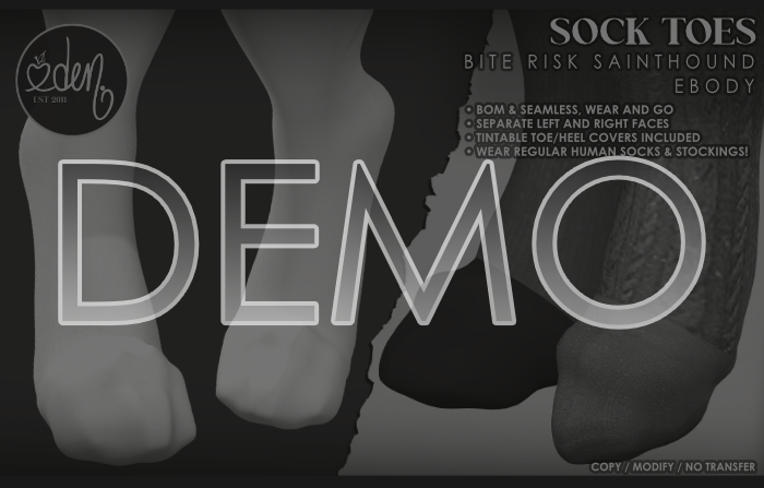 eden. // Sock Toes - Bite Risk Sainthound - DEMO