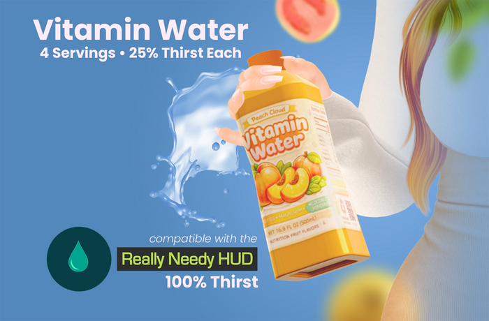 Vitamin Water (Peach) for Really Needy
