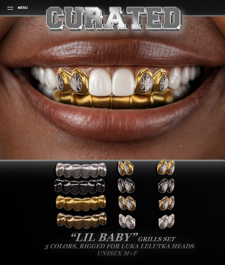 "CURATED" Lil Baby Grill