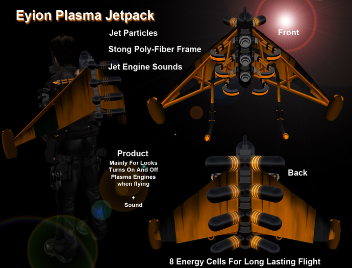 Eyion Plasma Jetpack (Orange) Version.1.4 Boxed