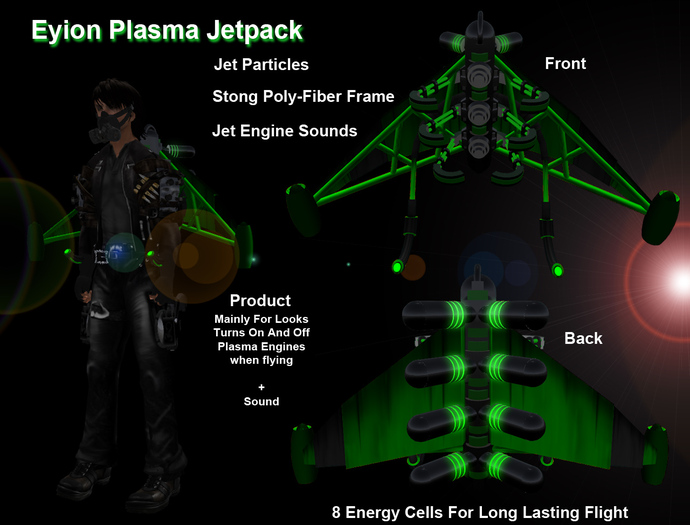 Eyion Plasma Jetpack (Green) Version.1.4 Boxed