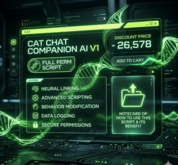 Cat Chat Companion AI V1 Full Perm Script ( With Notecard of How to Use This Script & its Benefit )