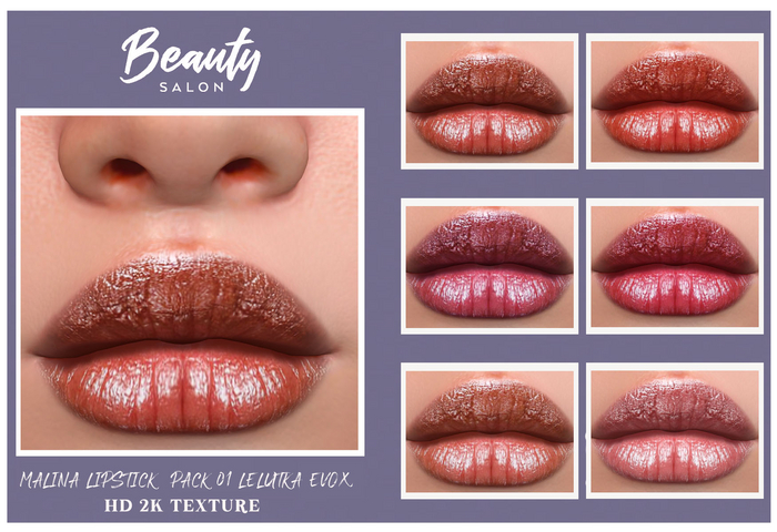 [BS] - Malina   Lipstick Fullpack pack 01 [LELUTKA EVOX] DEMO