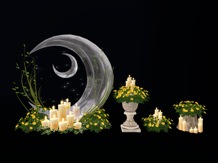 MC Spring Evening Moon Yellow Set