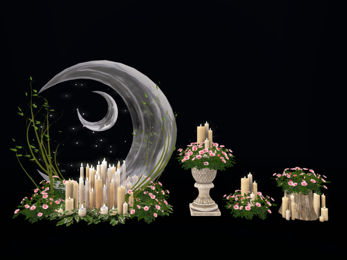 MC Spring Evening Moon Pink Set