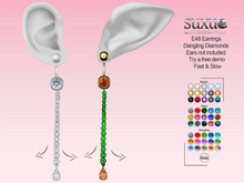 Earring Dangling Diamond