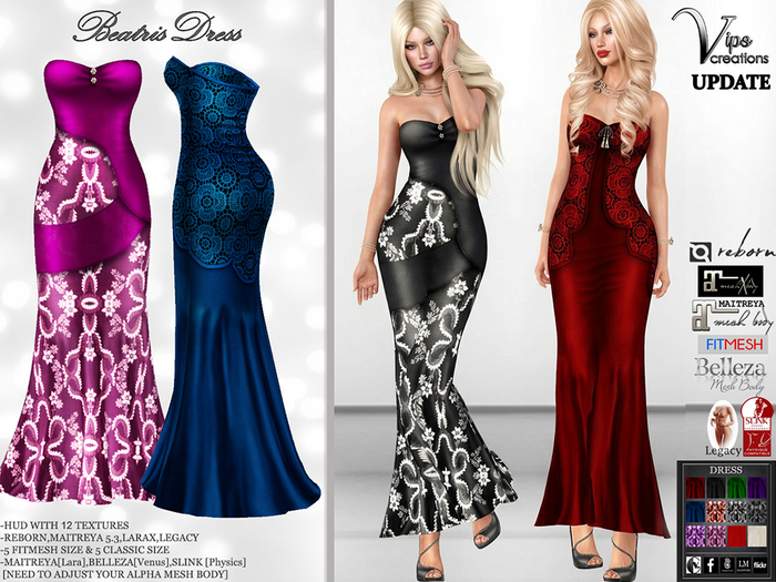 [Vips Creations] - Female Dress - [Beatris]PROMO -  UPDATE