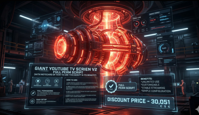 Second Life Marketplace - Giant YouTube TV Screen V2 Full Perm Script ...