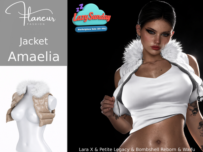 [Flaneur] Amaelia Jacket Earth 