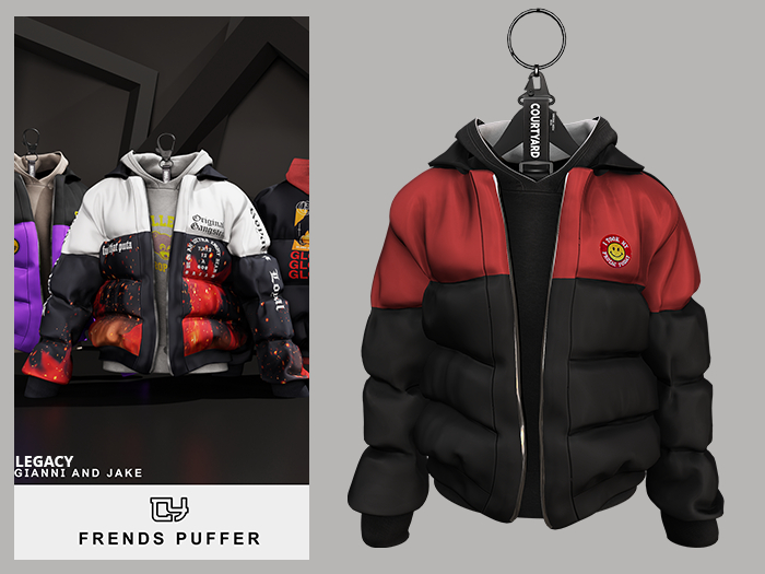 '' COURTYARD '' FRENDS PUFFER - PATCH