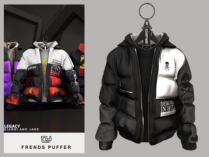 '' COURTYARD '' FRENDS PUFFER - NO MERCY