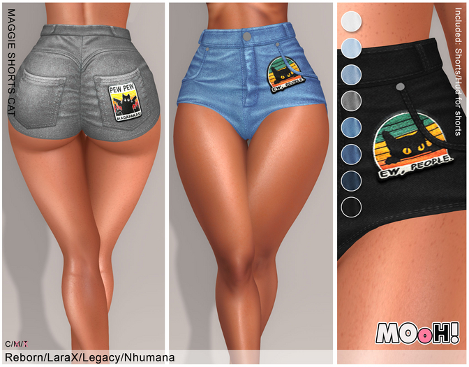 MOoH! Maggie shorts cat (Add)