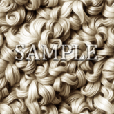 [ Curly hair Seamless 05 ] D