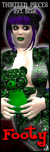 Dare Designs: Footy - Atomic - green