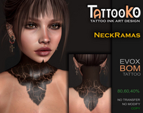 [TattooKO] Tattoo NeckRamas - Evox