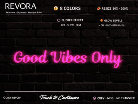 Revora Sign Second Life Marketplace - Revora by RevoraOfficial