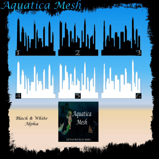 Aquatica Mesh - TEX00053 Skylines