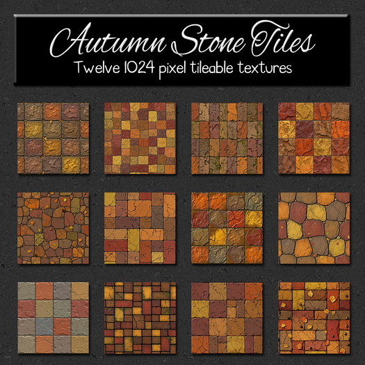 *Wallflowers* Autumn Stone Tiles
