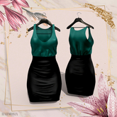 Emerald Black Ella Maitreya Dress