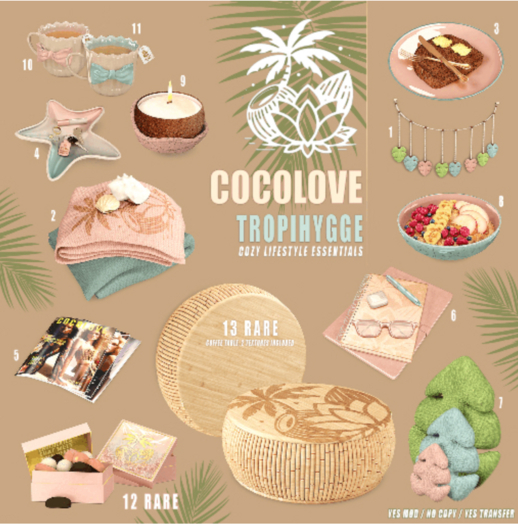 COCOLOVE / TropiHygge FULL SET with RARE