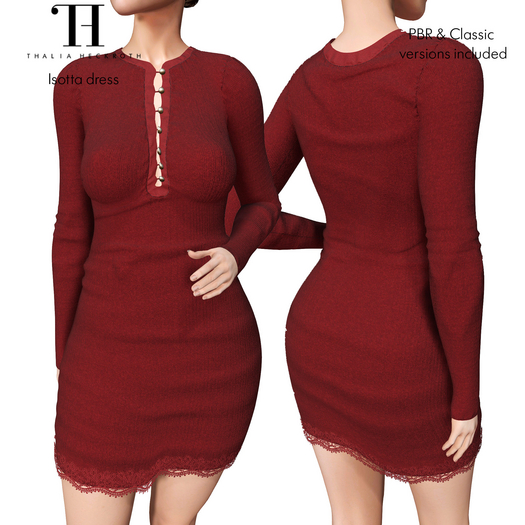 Thalia Heckroth - Isotta dress ROUGE
