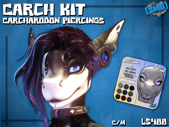 [SMG] Carcharodon Kit Piercings