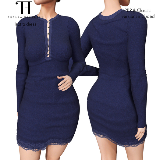 Thalia Heckroth - Isotta dress NAVY