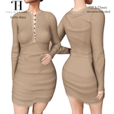 Thalia Heckroth - Isotta dress TAUPE