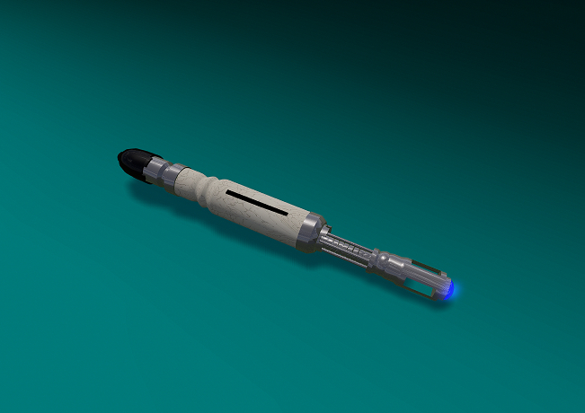 Sonic Screwdriver - Sonic Beam - 10th Edition - Copy & Mod.