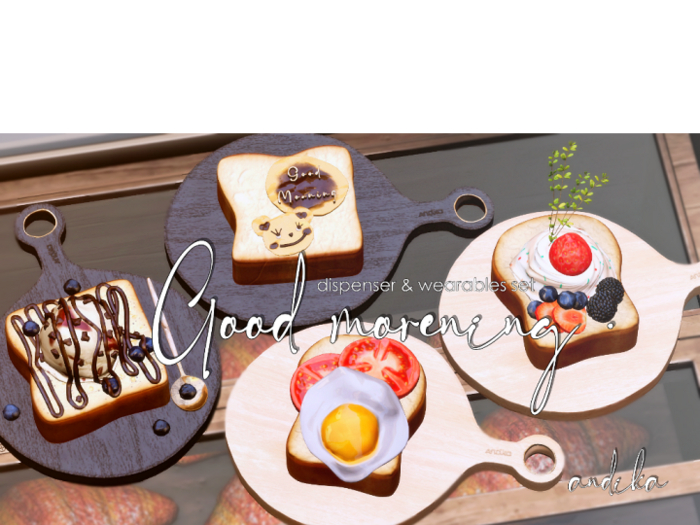 ADD/andika{Good Morning}Dispenser&Wearables Set