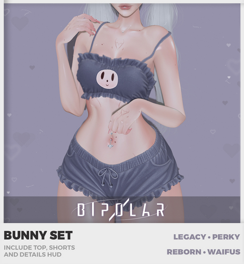 Bipolar - Bunny Set - Blue Graphite