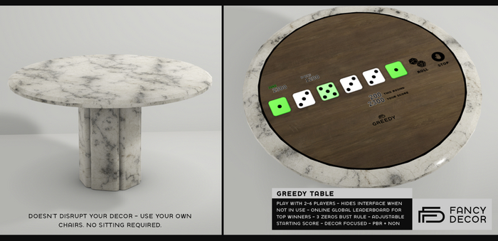 Fancy Decor: Marble Greedy Table