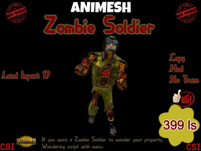 AniMesh Zombie Soldier (box)