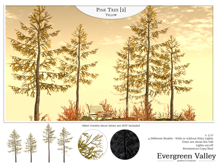 Pine Tree [2] Autumn Yellow