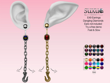 Dangling Skull Earring