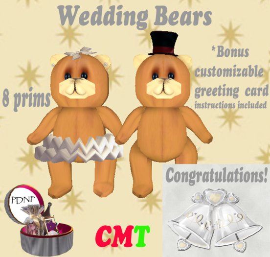 PDN: WEDDING BEARS BOXED
