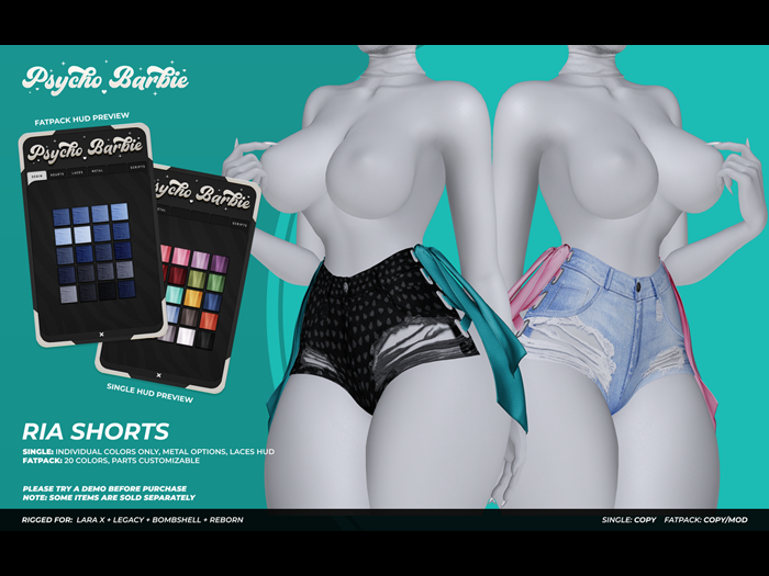 +PB+ Ria Shorts - Fatpack