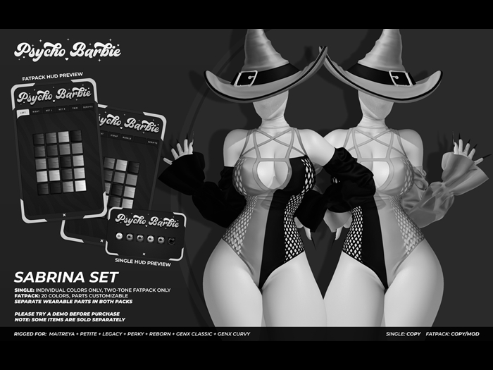 +PB+ Sabrina Set - Fatpack DEMO