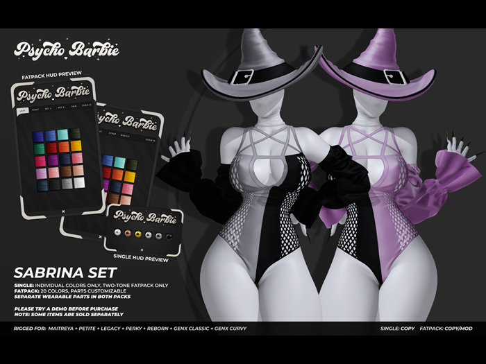 +PB+ Sabrina Set - Fatpack