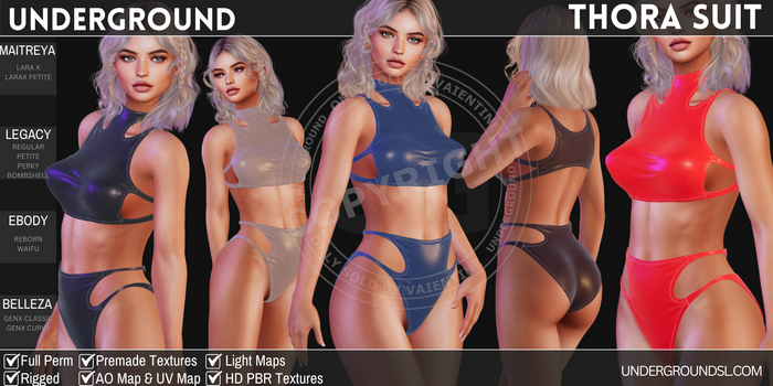 [UG MESH] THORA OUTFIT