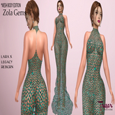 Tresor Couture~Zola Gems Teal