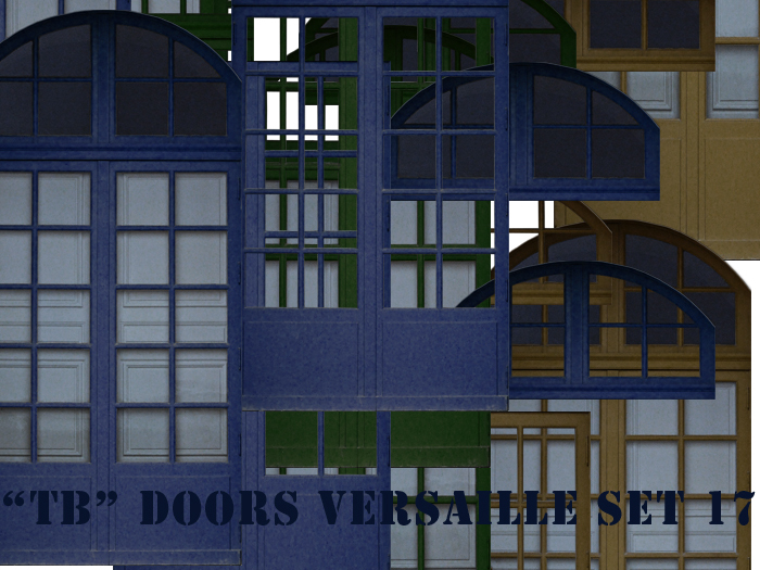 Twice Baked 36 textures based on doors of Versailles set 17